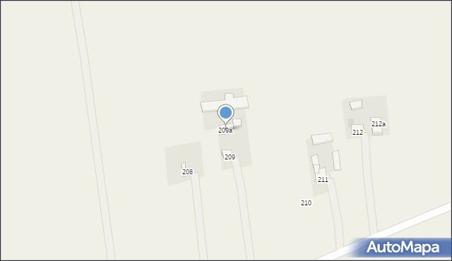 Jelcza, Jelcza, 209a, mapa Jelcza