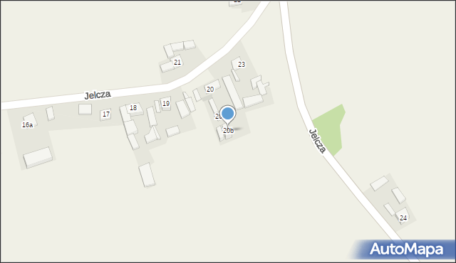 Jelcza, Jelcza, 20b, mapa Jelcza