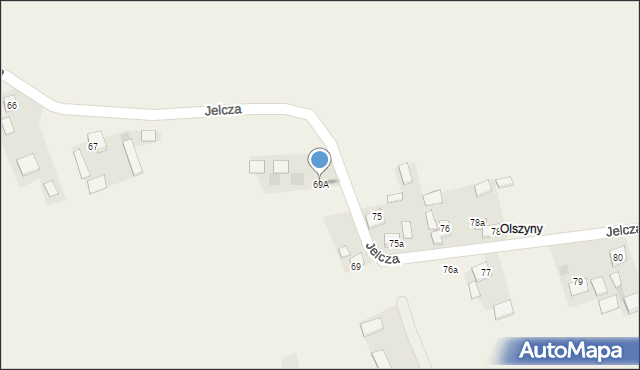 Jelcza, Jelcza, 69A, mapa Jelcza