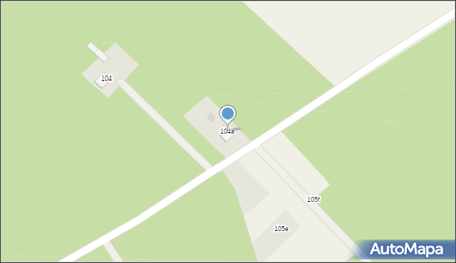 Jeleń, Jeleń, 104a, mapa Jeleń