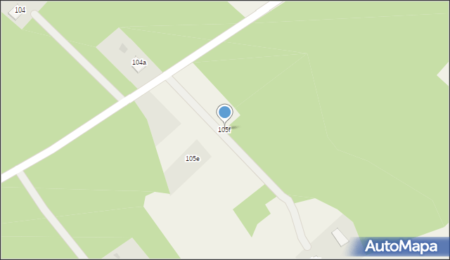 Jeleń, Jeleń, 105f, mapa Jeleń