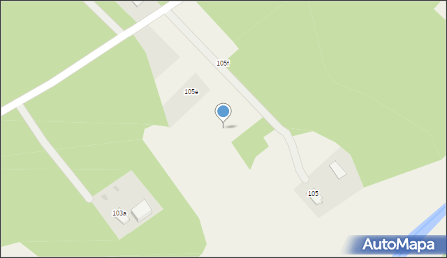 Jeleń, Jeleń, 105j, mapa Jeleń