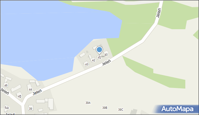 Jeleń, Jeleń, 41, mapa Jeleń