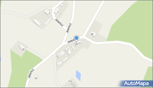 Jeleńcz, Jeleńcz, 2A, mapa Jeleńcz