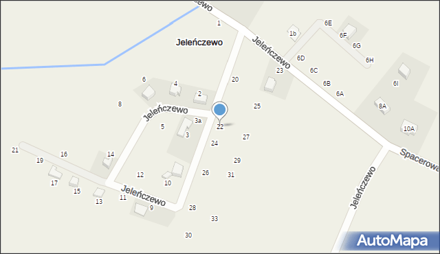 Jeleńczewo, Jeleńczewo, 22, mapa Jeleńczewo