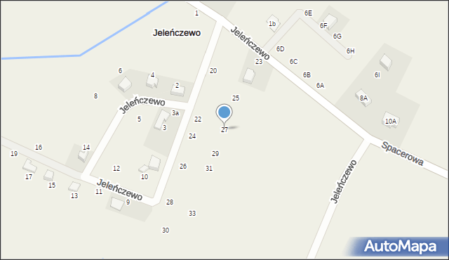 Jeleńczewo, Jeleńczewo, 27, mapa Jeleńczewo