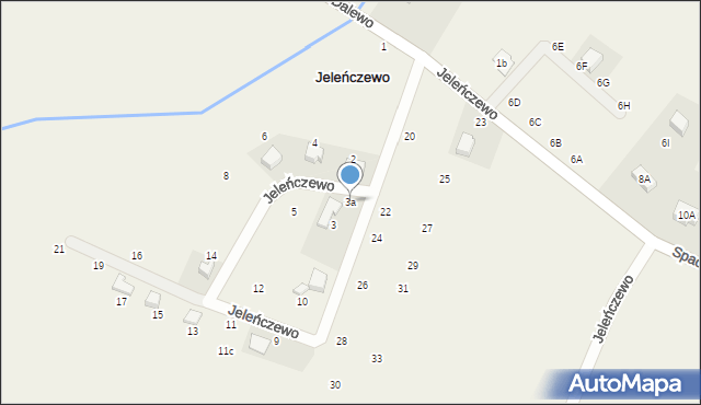 Jeleńczewo, Jeleńczewo, 3a, mapa Jeleńczewo