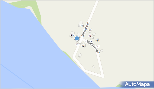 Jeleńczewo, Jeleńczewo, 40, mapa Jeleńczewo