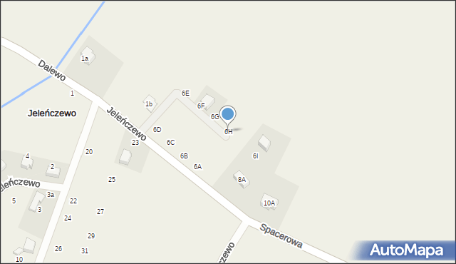 Jeleńczewo, Jeleńczewo, 6H, mapa Jeleńczewo