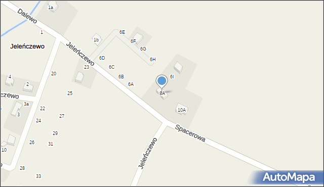 Jeleńczewo, Jeleńczewo, 8A, mapa Jeleńczewo