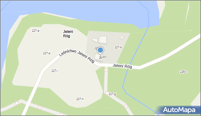 Jeleni Róg, Jeleni Róg, 20, mapa Jeleni Róg