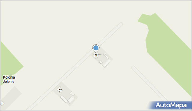 Jelenie, Jelenie, 58, mapa Jelenie