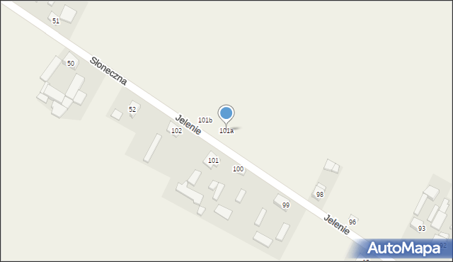 Jelenie, Jelenie, 101a, mapa Jelenie