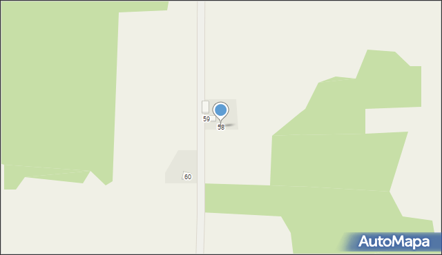 Jelenie, Jelenie, 58, mapa Jelenie