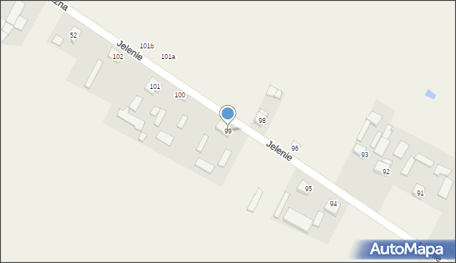 Jelenie, Jelenie, 99, mapa Jelenie