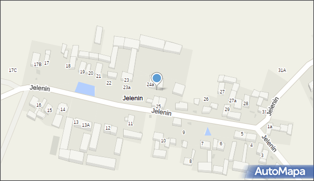 Jelenin, Jelenin, 24, mapa Jelenin