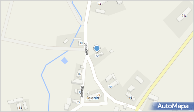 Jelenin, Jelenin, 72, mapa Jelenin