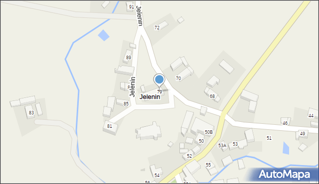 Jelenin, Jelenin, 79, mapa Jelenin