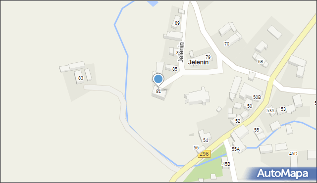 Jelenin, Jelenin, 81, mapa Jelenin