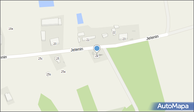 Jelenin, Jelenin, 24, mapa Jelenin