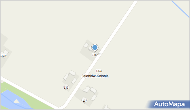 Jeleniów, Jeleniów, 136A, mapa Jeleniów