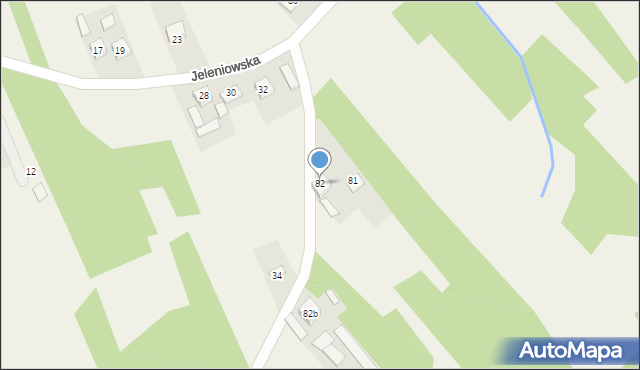 Jeleniów, Jeleniów, 82, mapa Jeleniów