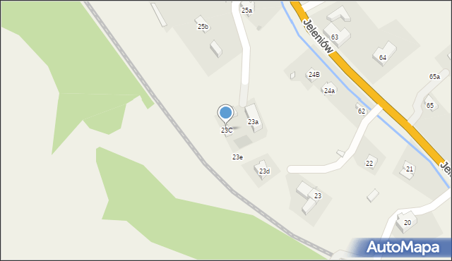 Jeleniów, Jeleniów, 23C, mapa Jeleniów
