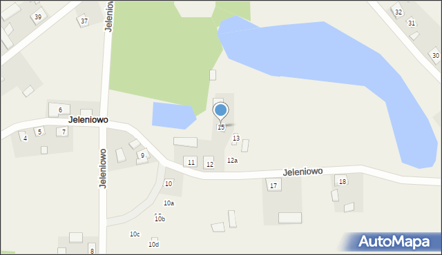 Jeleniowo, Jeleniowo, 15, mapa Jeleniowo