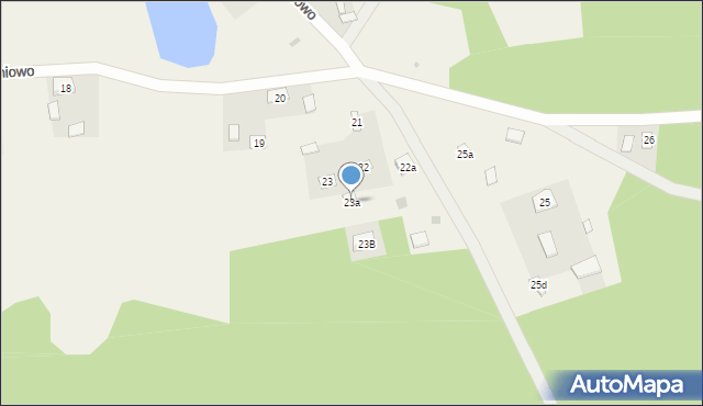 Jeleniowo, Jeleniowo, 23a, mapa Jeleniowo