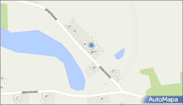 Jeleniowo, Jeleniowo, 29, mapa Jeleniowo