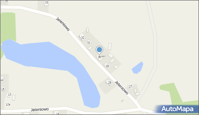 Jeleniowo, Jeleniowo, 30, mapa Jeleniowo