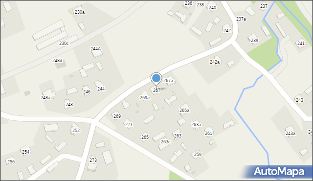 Jelna, Jelna, 267, mapa Jelna