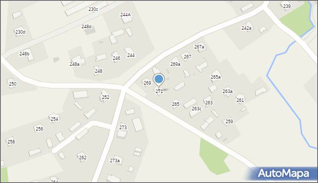 Jelna, Jelna, 271, mapa Jelna