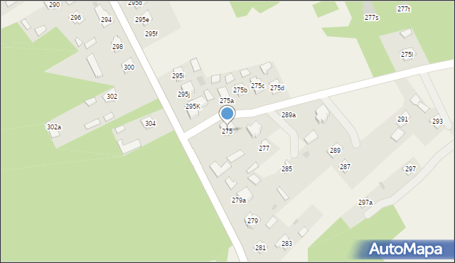 Jelna, Jelna, 275, mapa Jelna