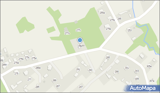 Jelna, Jelna, 275l, mapa Jelna