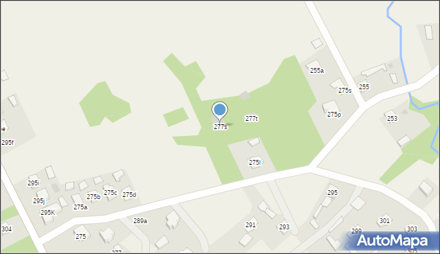 Jelna, Jelna, 277s, mapa Jelna