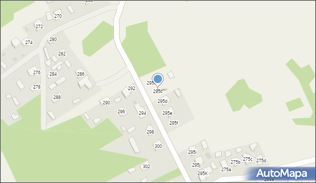 Jelna, Jelna, 295c, mapa Jelna