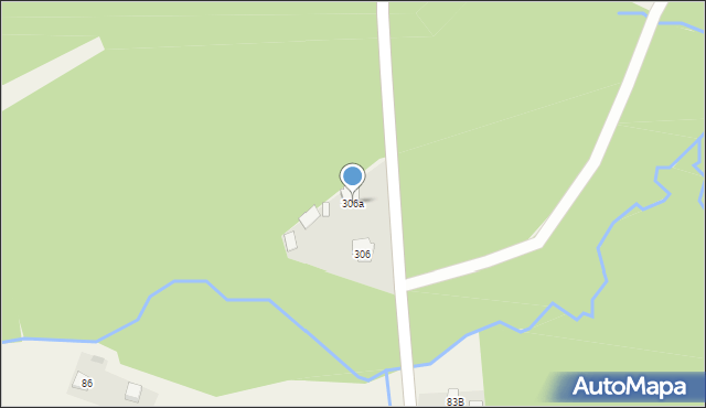 Jelna, Jelna, 306a, mapa Jelna