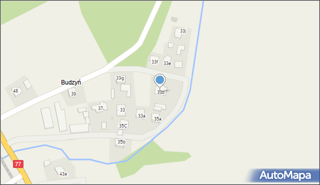 Jelna, Jelna, 33b, mapa Jelna