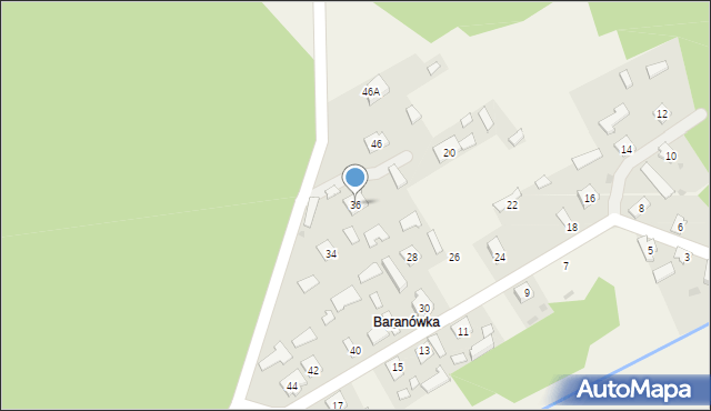 Jelna, Jelna, 36, mapa Jelna