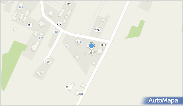 Jelna, Jelna, 381, mapa Jelna