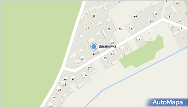 Jelna, Jelna, 40, mapa Jelna