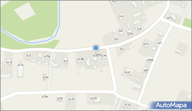 Jelna, Jelna, 413D, mapa Jelna