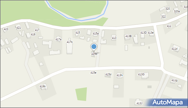 Jelna, Jelna, 415b, mapa Jelna