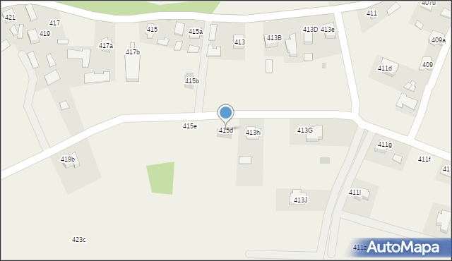 Jelna, Jelna, 415d, mapa Jelna