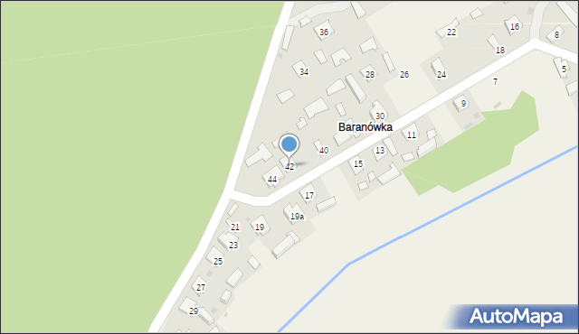 Jelna, Jelna, 42, mapa Jelna