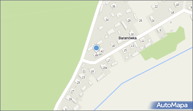 Jelna, Jelna, 44, mapa Jelna