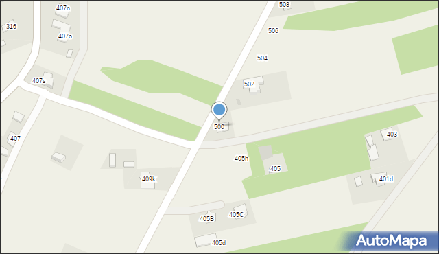 Jelna, Jelna, 500, mapa Jelna