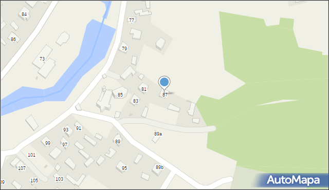 Jelna, Jelna, 87, mapa Jelna