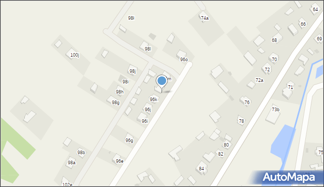 Jelna, Jelna, 96l, mapa Jelna